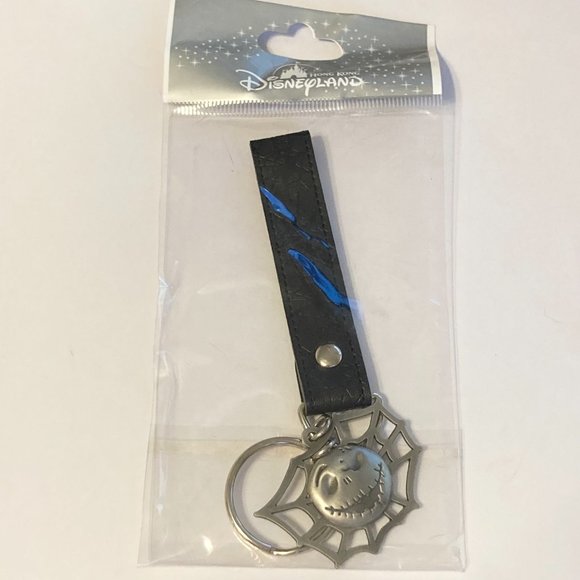 Vintage Disney Jack Skellington Keychain Keyring Nightmare Before Christmas - Picture 7 of 10